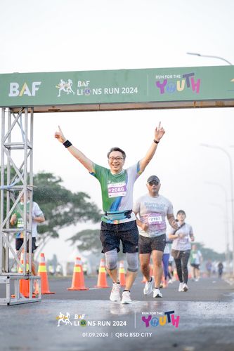 Race photo from BAF LIONS RUN 2024