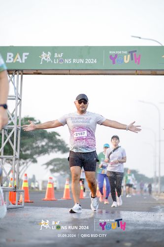 Race photo from BAF LIONS RUN 2024