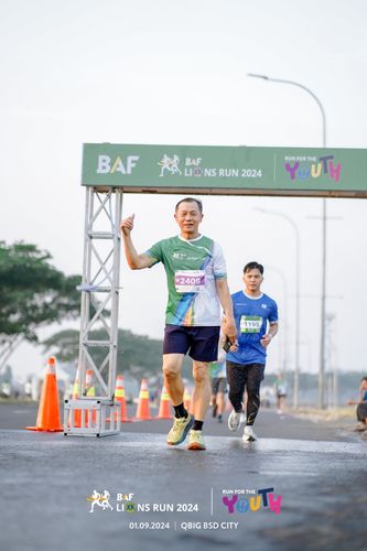 Race photo from BAF LIONS RUN 2024