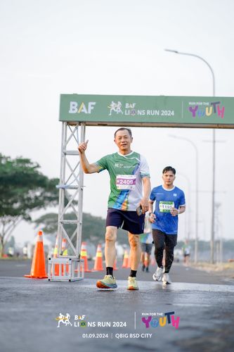 Race photo from BAF LIONS RUN 2024