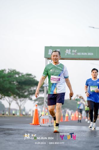 Race photo from BAF LIONS RUN 2024