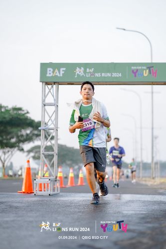 Race photo from BAF LIONS RUN 2024