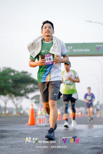 Race photo from BAF LIONS RUN 2024