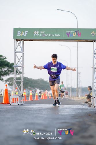 Race photo from BAF LIONS RUN 2024