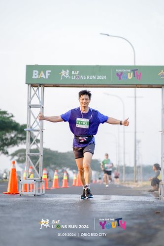 Race photo from BAF LIONS RUN 2024