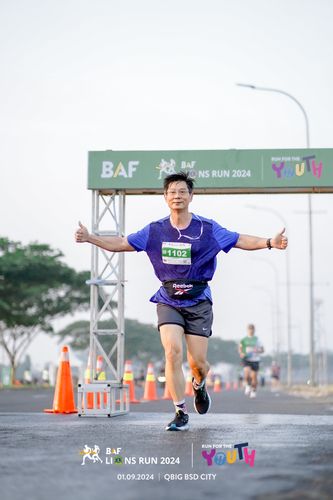 Race photo from BAF LIONS RUN 2024