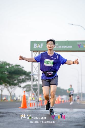 Race photo from BAF LIONS RUN 2024
