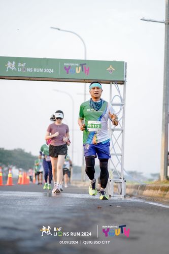 Race photo from BAF LIONS RUN 2024