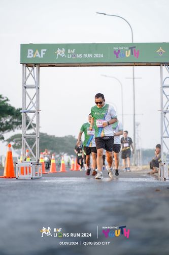 Race photo from BAF LIONS RUN 2024