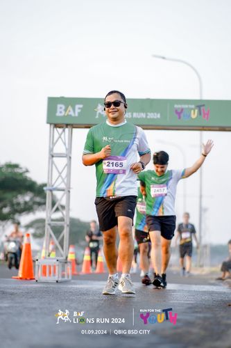 Race photo from BAF LIONS RUN 2024