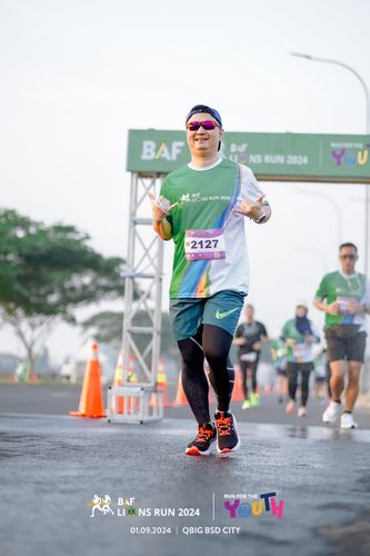 Race photo from BAF LIONS RUN 2024