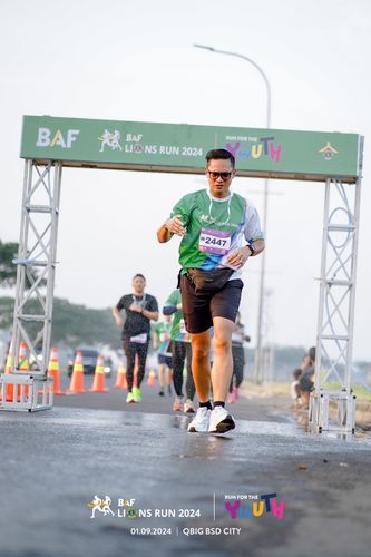 Race photo from BAF LIONS RUN 2024