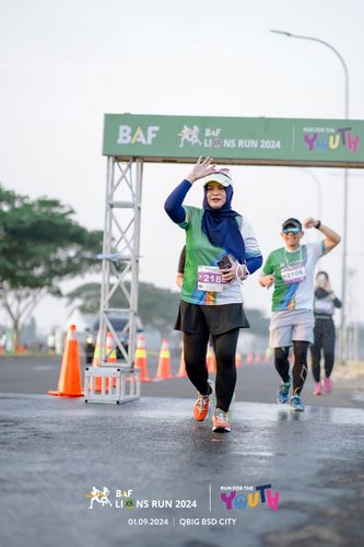 Race photo from BAF LIONS RUN 2024