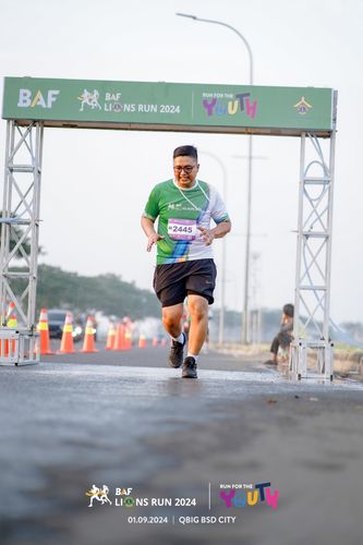 Race photo from BAF LIONS RUN 2024