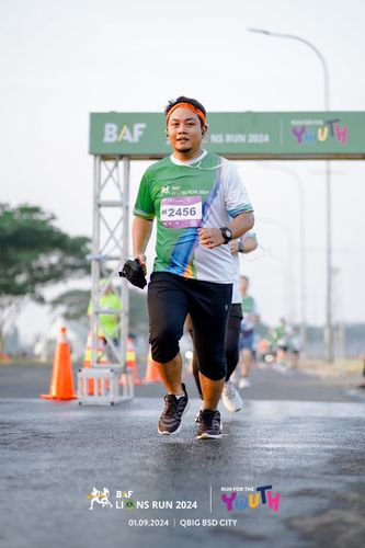 Race photo from BAF LIONS RUN 2024