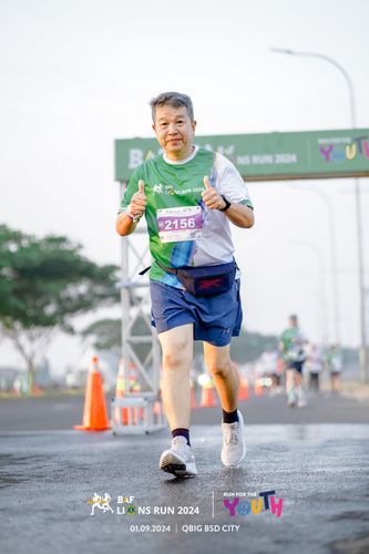 Race photo from BAF LIONS RUN 2024