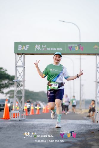 Race photo from BAF LIONS RUN 2024