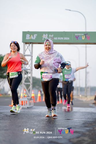 Race photo from BAF LIONS RUN 2024
