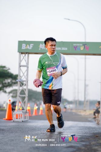 Race photo from BAF LIONS RUN 2024