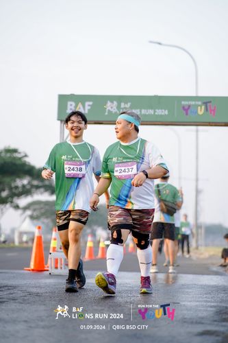 Race photo from BAF LIONS RUN 2024