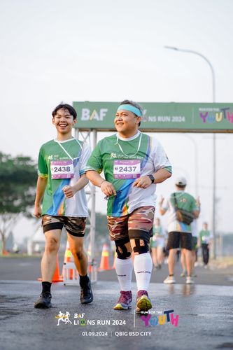 Race photo from BAF LIONS RUN 2024