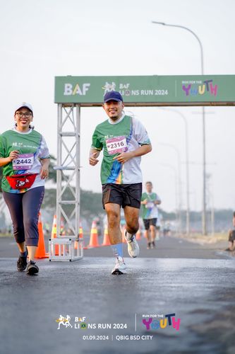 Race photo from BAF LIONS RUN 2024