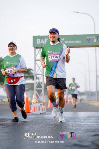 Race photo from BAF LIONS RUN 2024