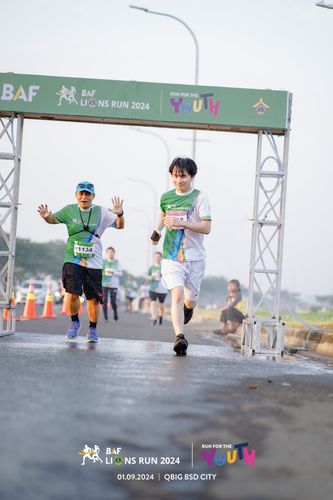Race photo from BAF LIONS RUN 2024