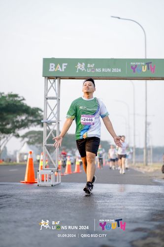 Race photo from BAF LIONS RUN 2024