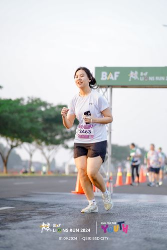 Race photo from BAF LIONS RUN 2024