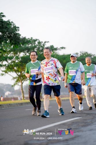 Race photo from BAF LIONS RUN 2024