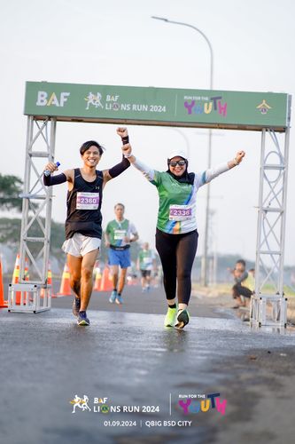 Race photo from BAF LIONS RUN 2024