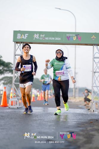Race photo from BAF LIONS RUN 2024