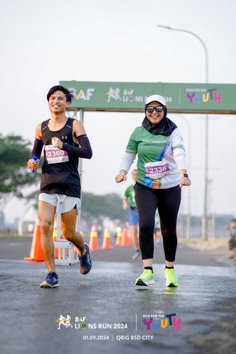 Race photo from BAF LIONS RUN 2024