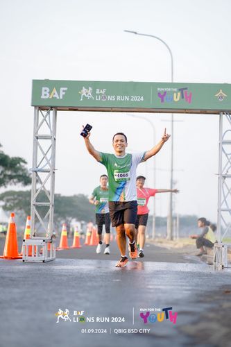 Race photo from BAF LIONS RUN 2024