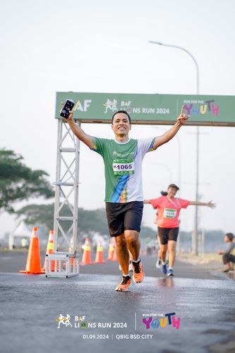 Race photo from BAF LIONS RUN 2024