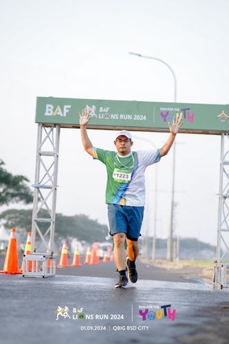 Race photo from BAF LIONS RUN 2024