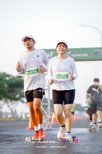 Race photo from BAF LIONS RUN 2024