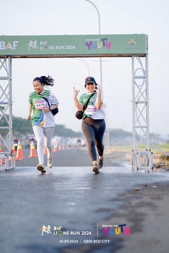Race photo from BAF LIONS RUN 2024