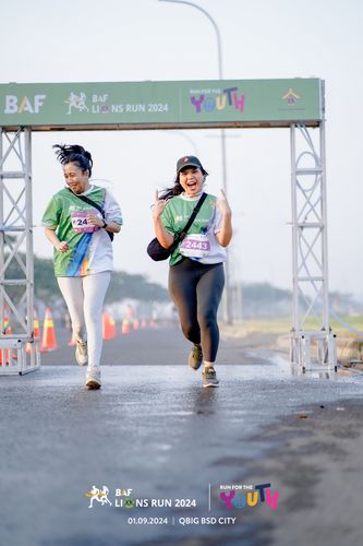 Race photo from BAF LIONS RUN 2024