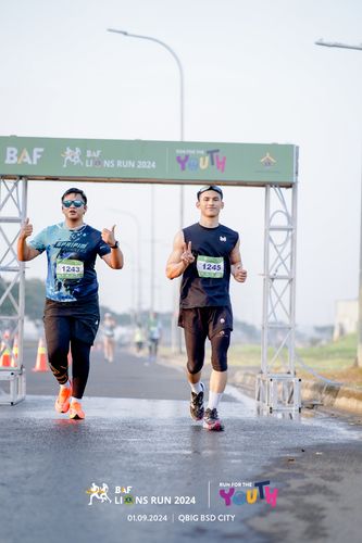 Race photo from BAF LIONS RUN 2024
