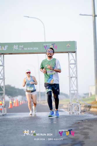Race photo from BAF LIONS RUN 2024