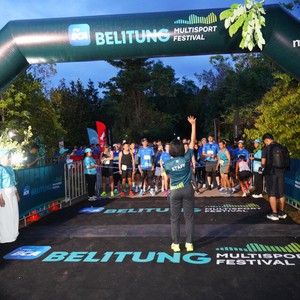 Race photo from Belitung Multisport Festival