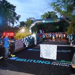 Race photo from Belitung Multisport Festival