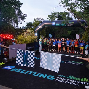 Race photo from Belitung Multisport Festival