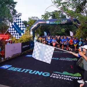 Race photo from Belitung Multisport Festival