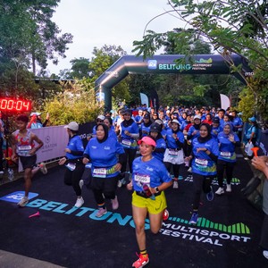 Race photo from Belitung Multisport Festival