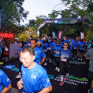 Race photo from Belitung Multisport Festival