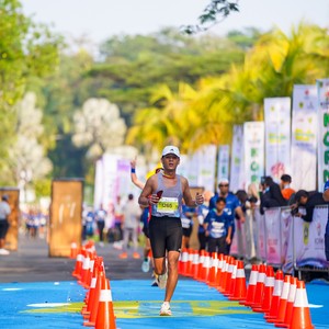 Race photo from BOGORUN 2026