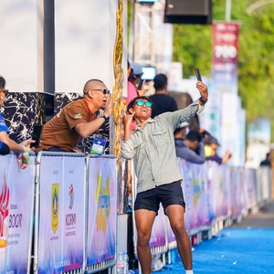 Race photo from BOGORUN 2026